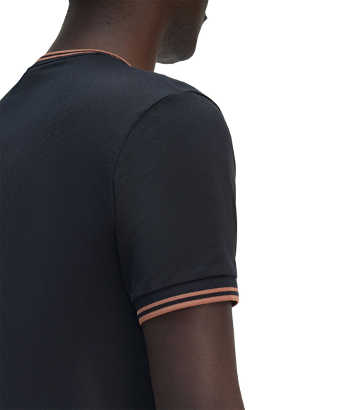 Twin Tipped Tee - Navy