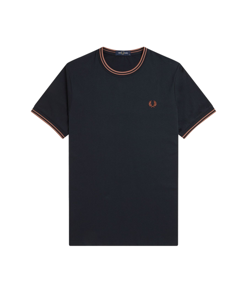 Twin Tipped Tee - Navy