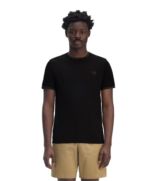 Twin Tipped Tee - Black