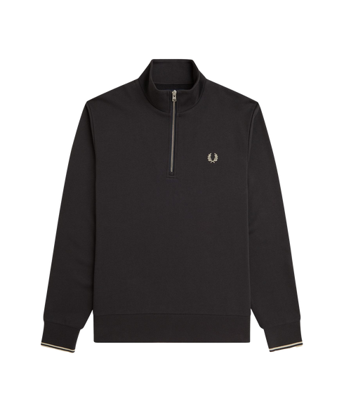Half Zip Sweat - Grey
