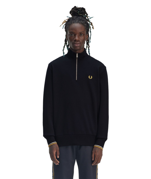 Half Zip Sweat - Navy