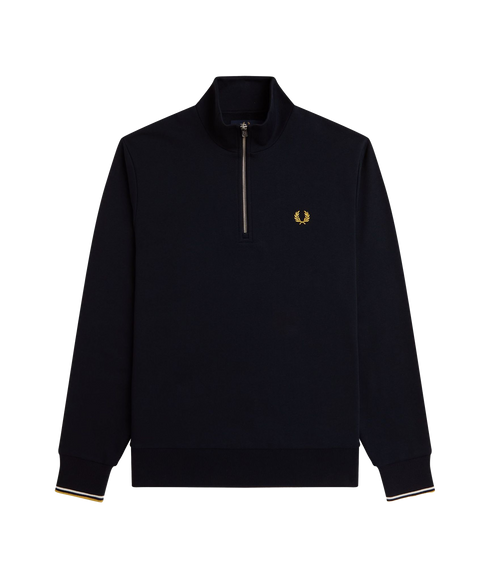Half Zip Sweat - Navy