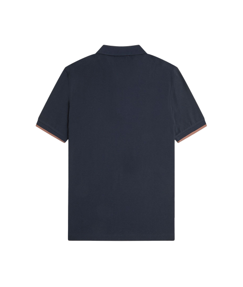 Crepe Pique Tee - Navy
