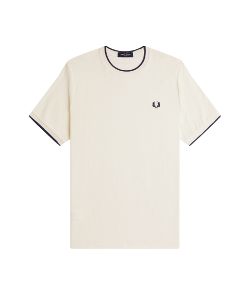 Crepe Pique Tee - Cream