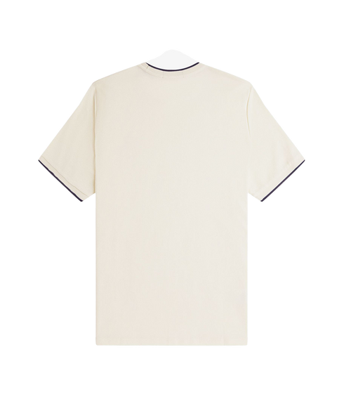 Crepe Pique Tee - Cream