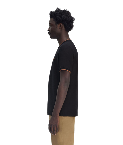 Crepe Pique Tee - Navy