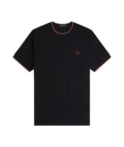 Crepe Pique Tee - Navy