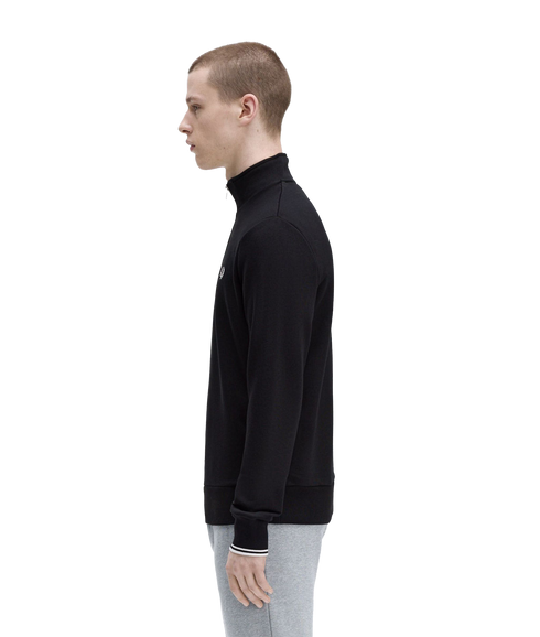 Half Zip Sweat - Black