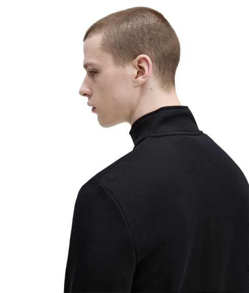 Half Zip Sweat - Black