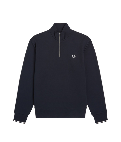 Half Zip Sweat - Navy