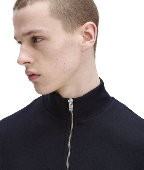 Half Zip Sweat - Navy