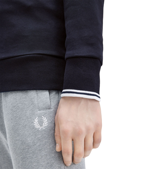 Half Zip Sweat - Navy