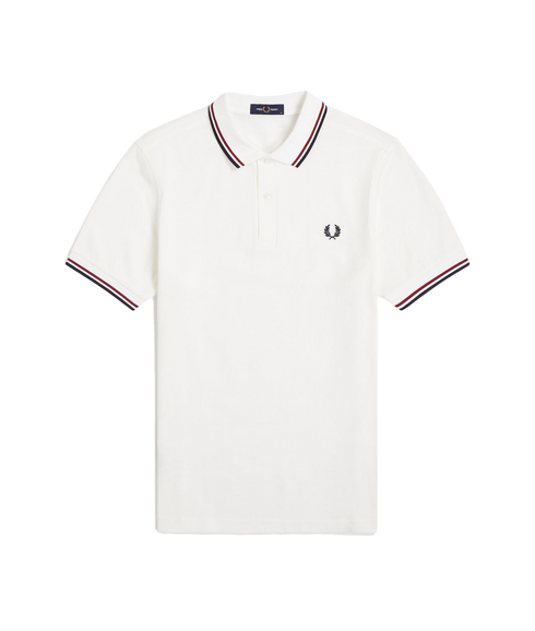 Twin Tipped Polo Shirt - Cream