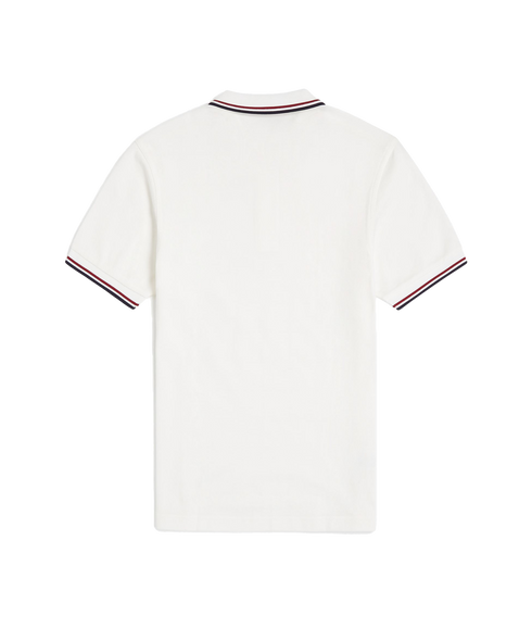 Twin Tipped Polo Shirt - Cream