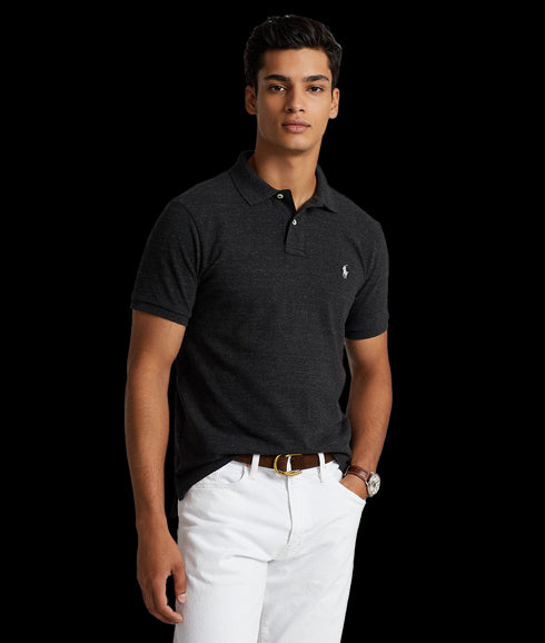 The Iconic Mesh Polo Shirt - Grey