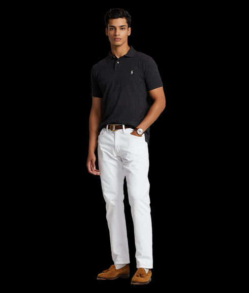 The Iconic Mesh Polo Shirt - Grey