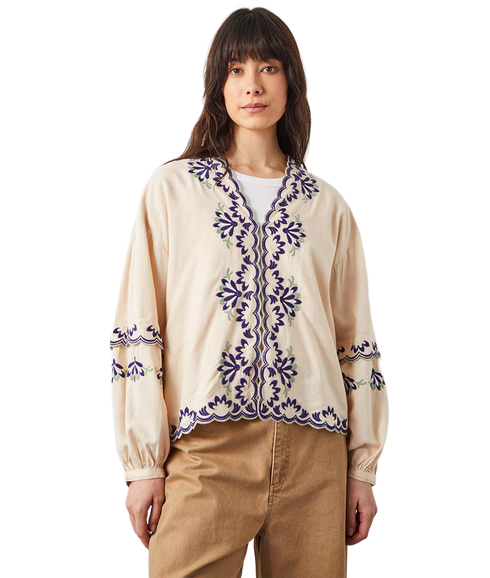 Cresta Blouse - Ivory