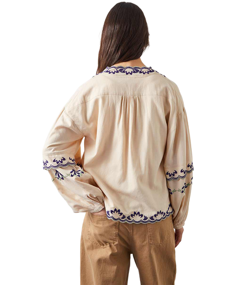 Cresta Blouse - Ivory