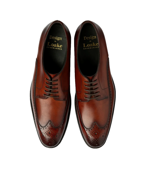 Derby Punched Brogue - Bale Scotch Patina