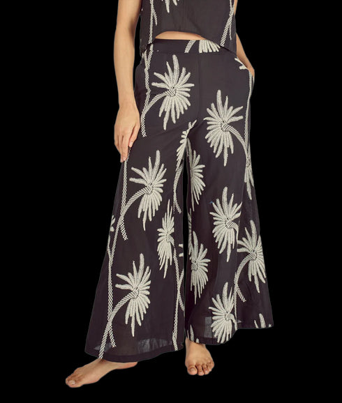 Wide Boy Trousers - Black