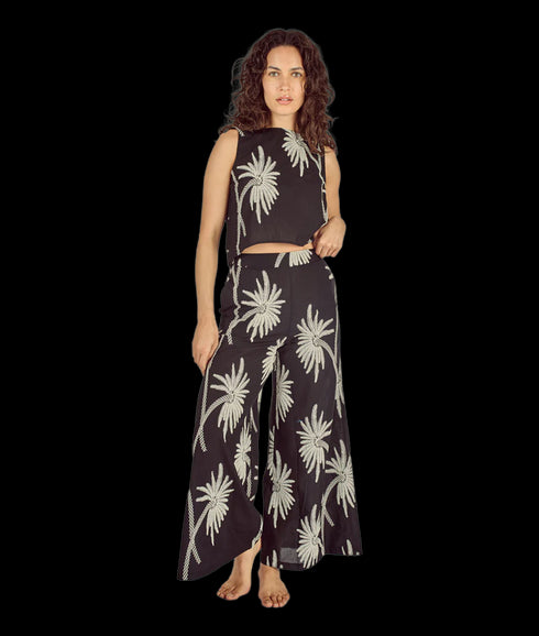 Wide Boy Trousers - Black