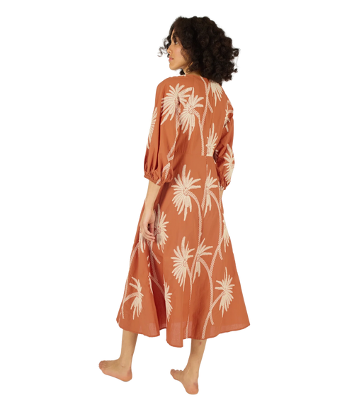 Gloria Dress - Rust