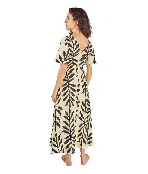 Rene Dress - Black/Cream