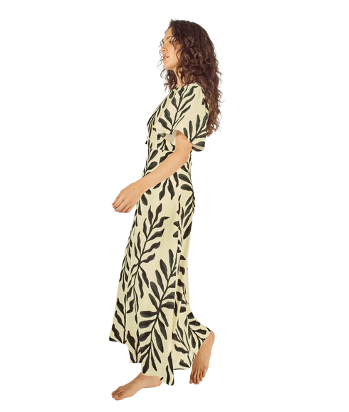 Rene Dress - Black/Cream