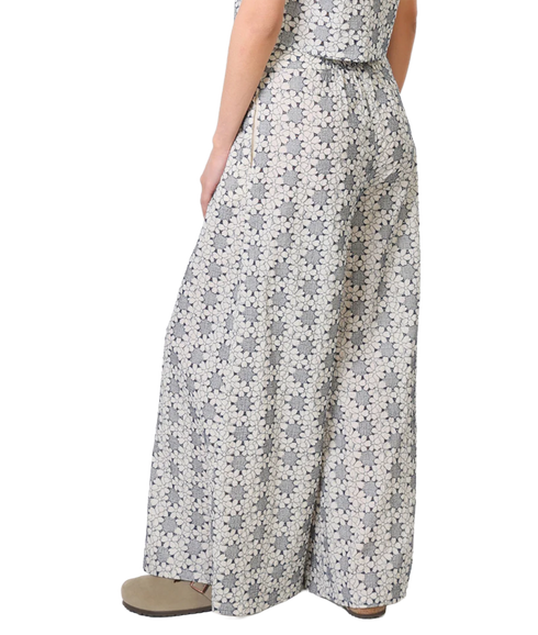 Rene Broderie Trouser - Navy