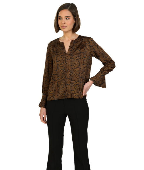 The Dandy Blouse - Brown