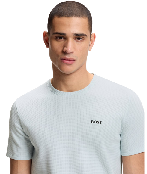 Waffle T-Shirt - Open Blue