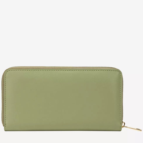 Zip Round Purse - Olive