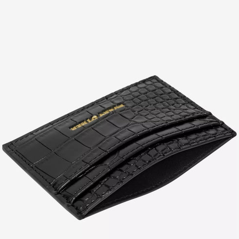 Croc Card Holder - Black