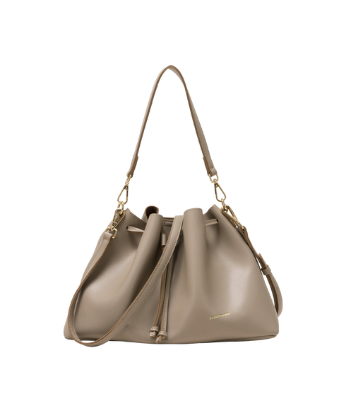 Drawstring Shoulder Cross Body - Taupe
