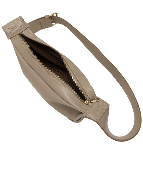 Soft Crescent Bag - Taupe