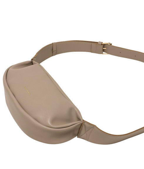 Soft Crescent Bag - Taupe