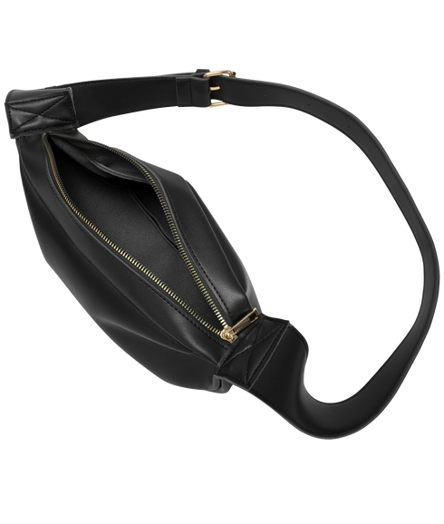 Soft Crescent Bag - Black