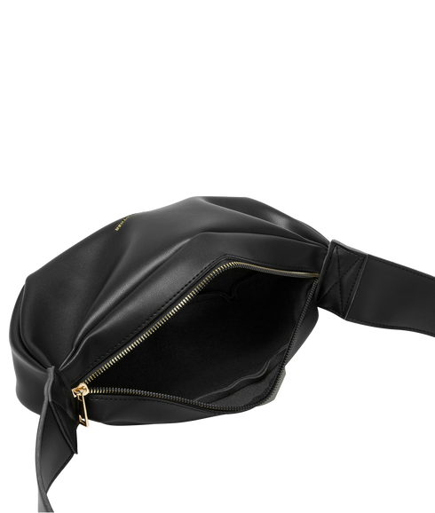 Soft Crescent Bag - Black