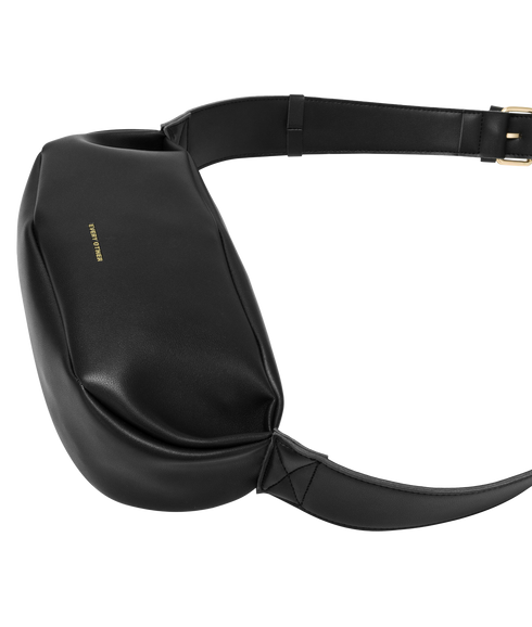 Soft Crescent Bag - Black