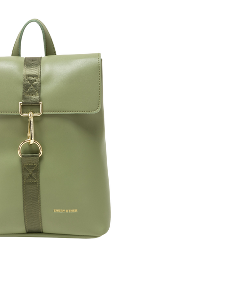 Single Clip Backpack - Olive