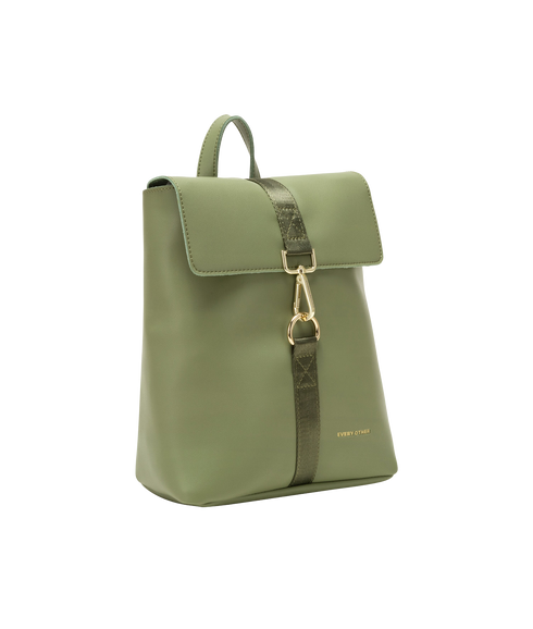 Single Clip Backpack - Olive