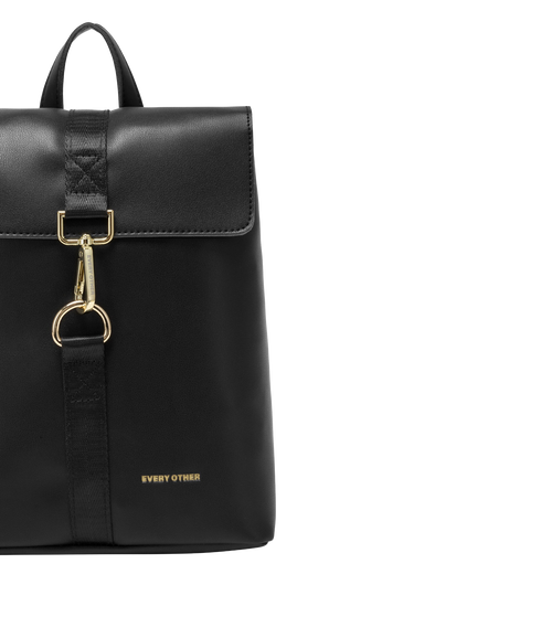 Single Clip Backpack - Black