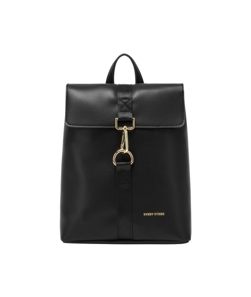 Single Clip Backpack - Black