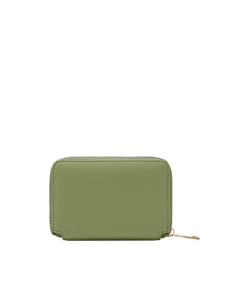 Zip Round Small Purse - Olive