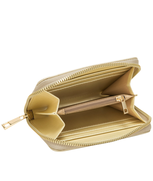 Zip Round Small Purse - Gold