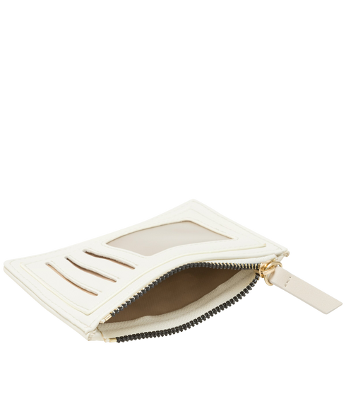 Quilted Card Holder - White