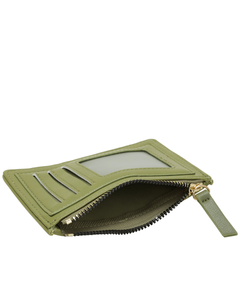 Quilted Card Holder - Olive