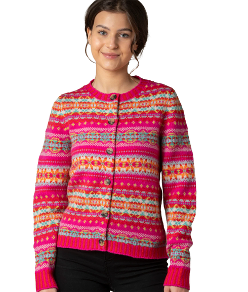 Kinross Cardigan - Coral
