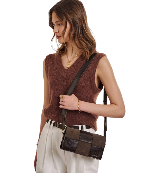 Taya Crossbody Bag - Chocolate