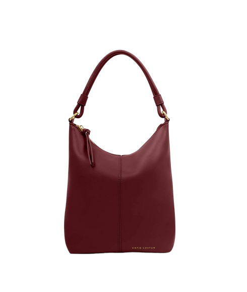 Hallie Satchel Bag - Cherry